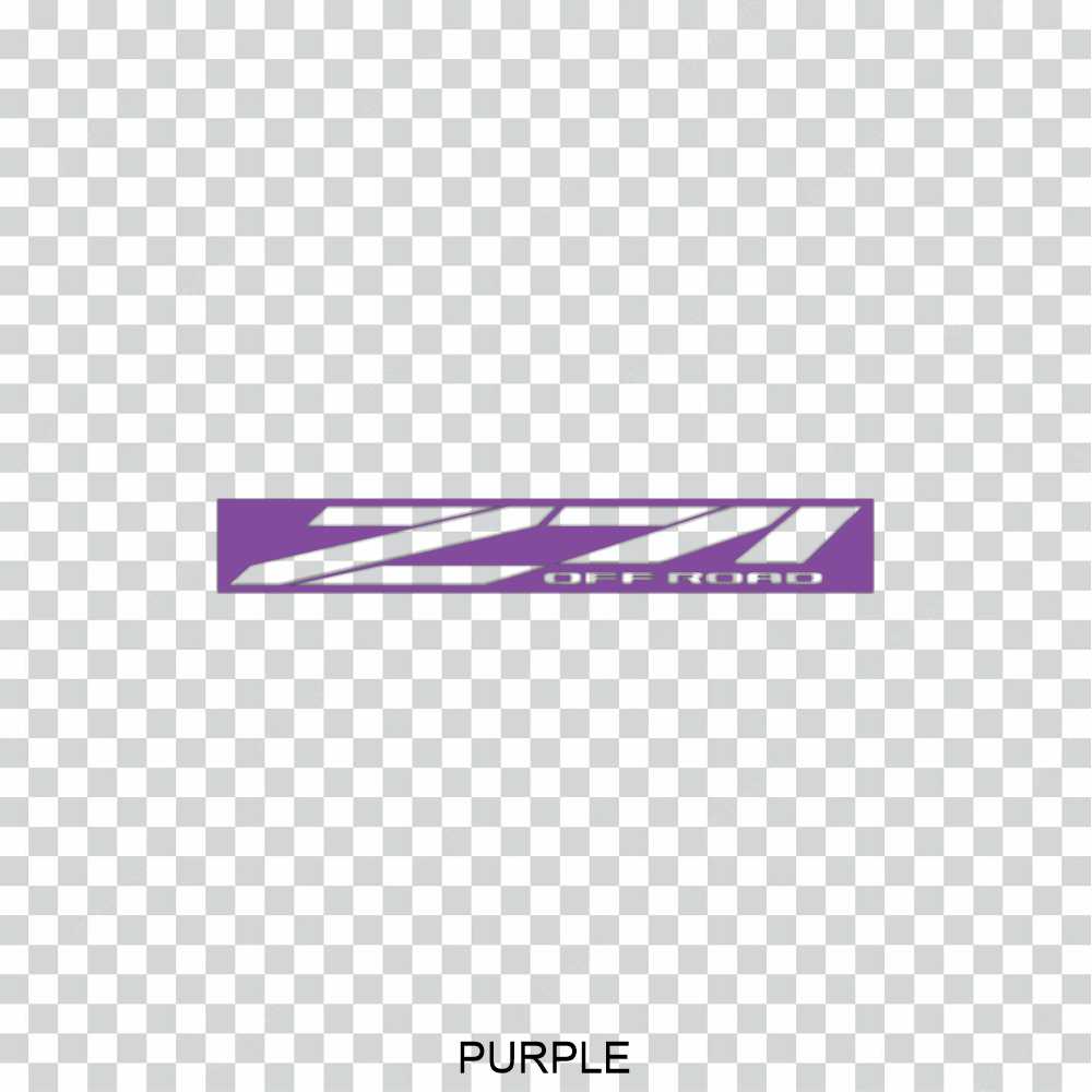 chevy z71 off road windshield banner vinyl decal sticker