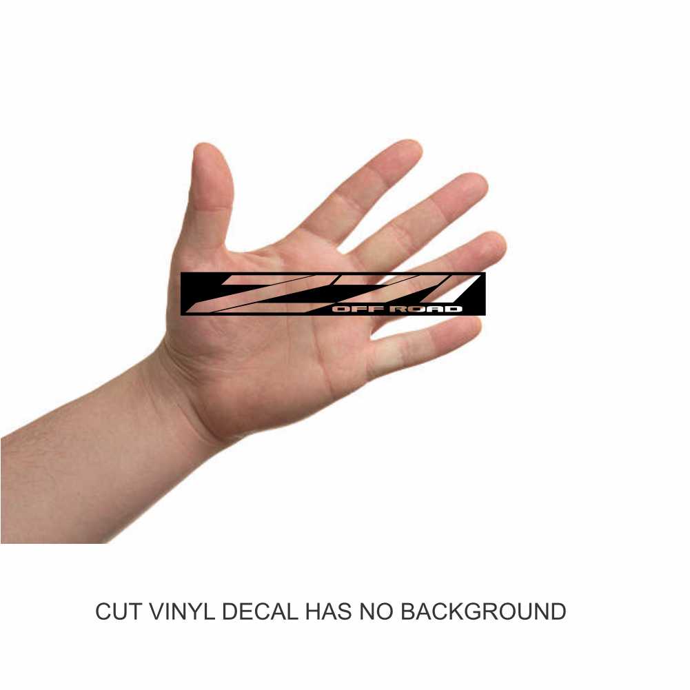 chevy z71 off road windshield banner vinyl decal sticker