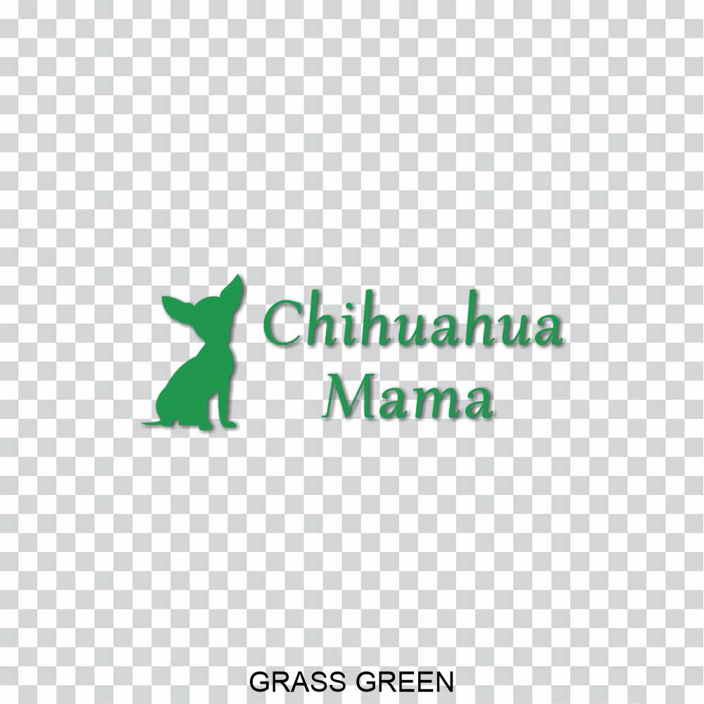 chihuahua mama dog pet vinyl decal sticker