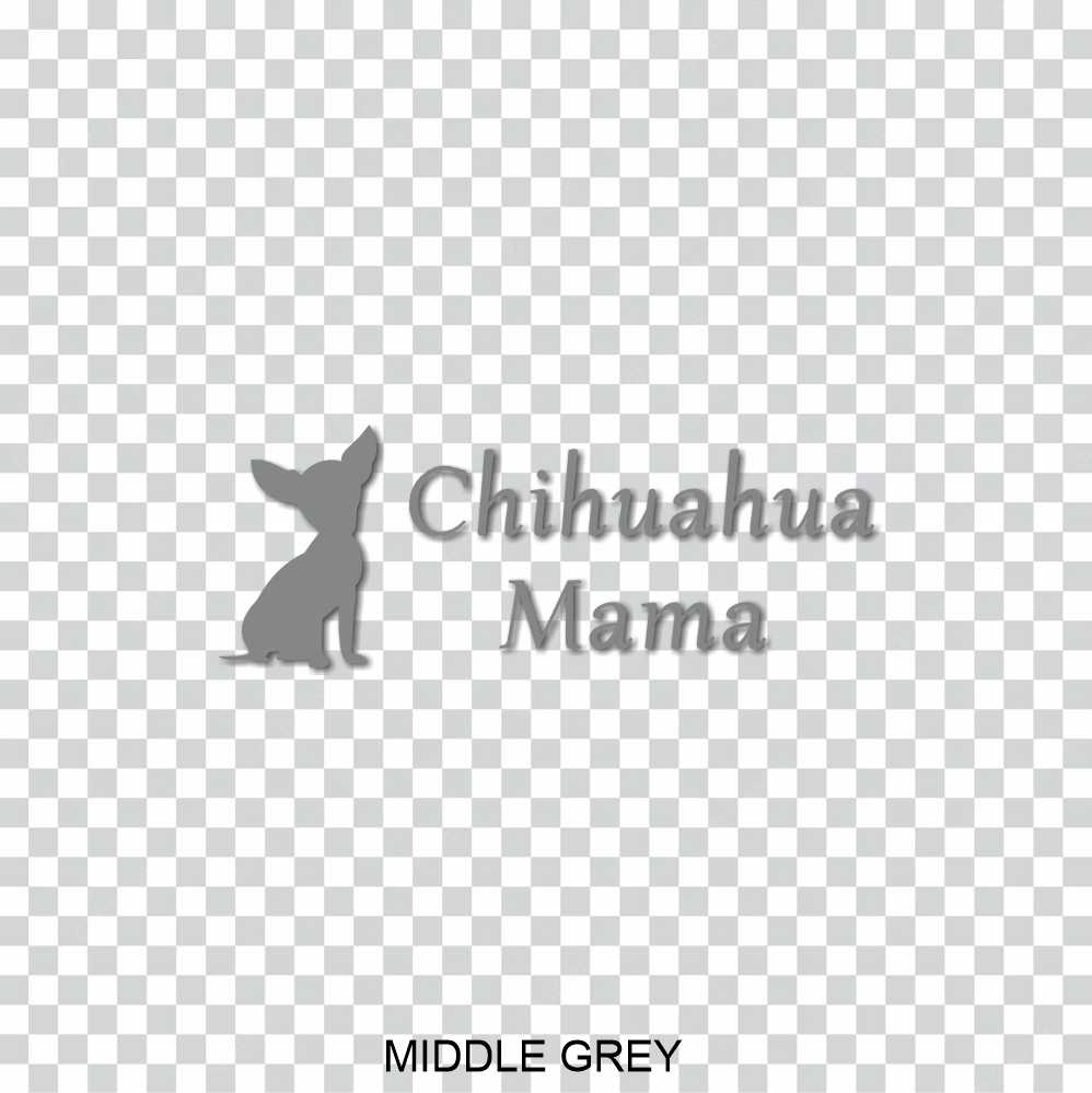 chihuahua mama dog pet vinyl decal sticker