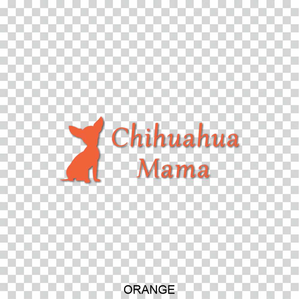 chihuahua mama dog pet vinyl decal sticker