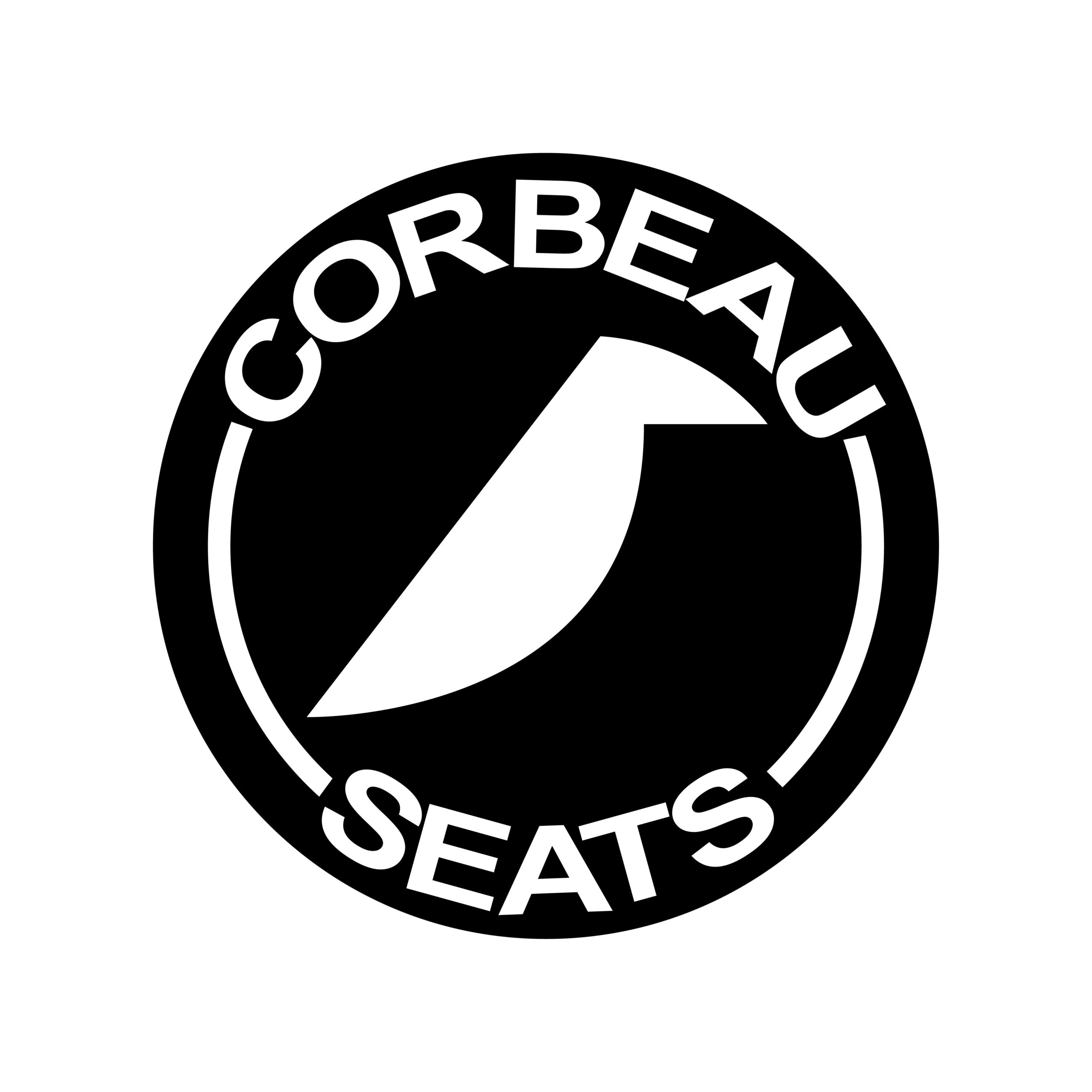 corbeau seats logo decal sticker