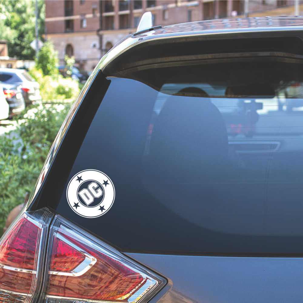 dc comics logo vinyl decal sticker