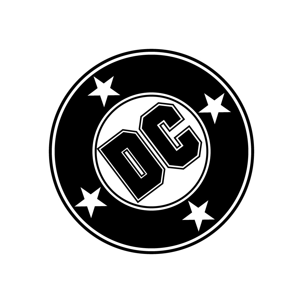 dc comics logo vinyl decal sticker