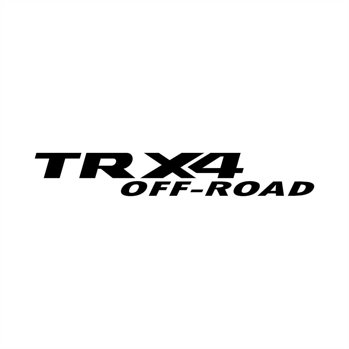dodge trx off road vinyl decal sticker