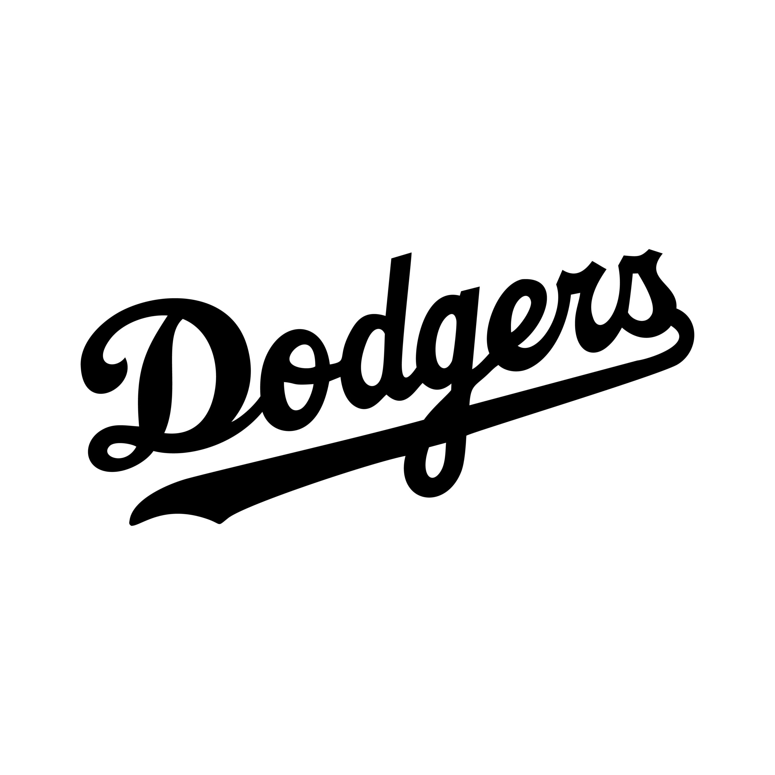 dodgers mlb vinyl decal sticker