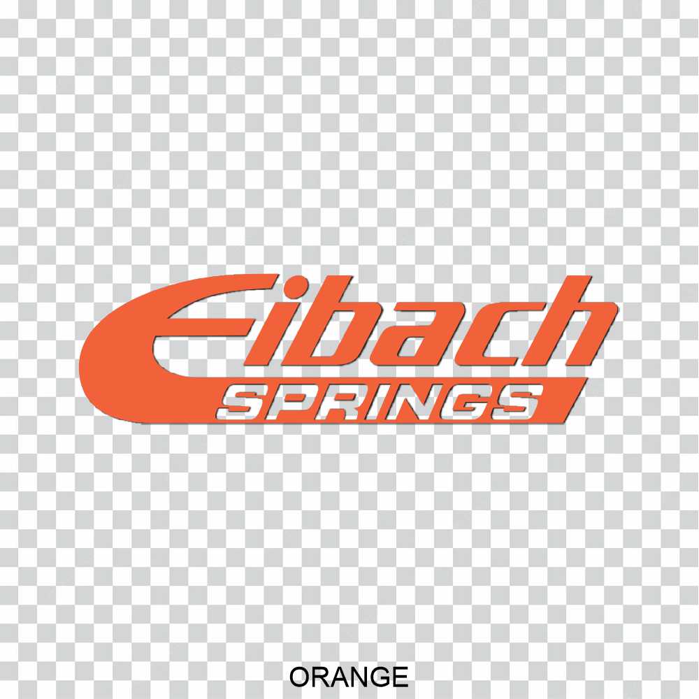 eibach springs logo x vinyl decal sticker