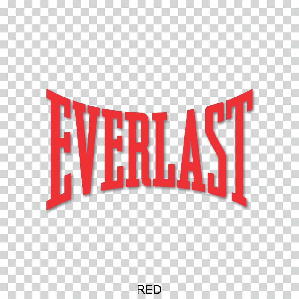 everlast boxing logo vinyl decal sticker