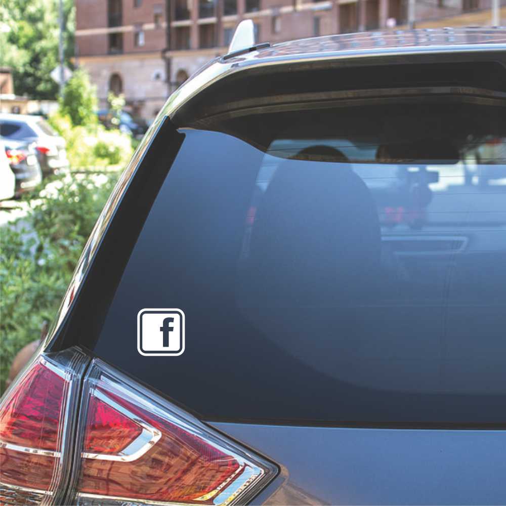 facebook logo decal sticker