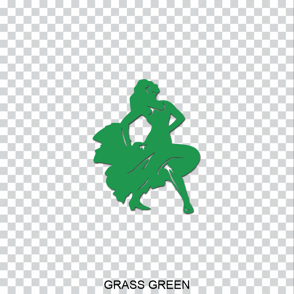 female flamenco dancer vinyl decal sticker