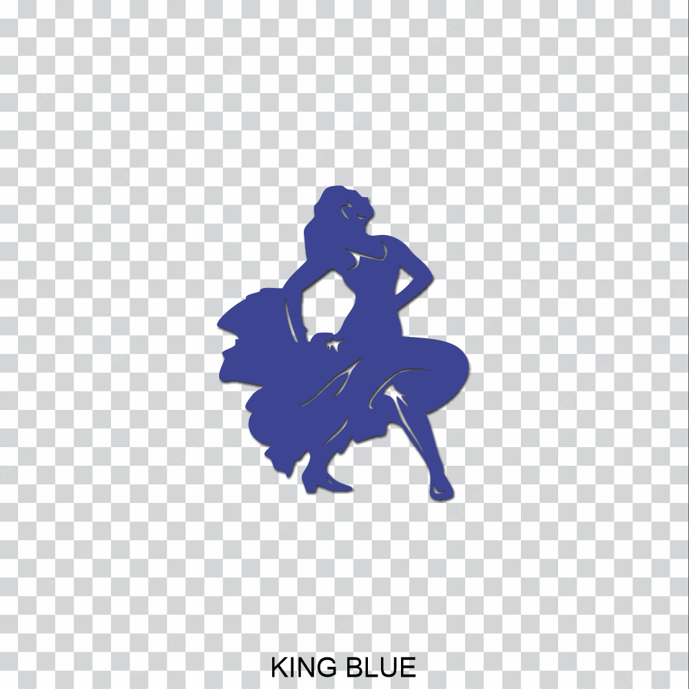 female flamenco dancer vinyl decal sticker