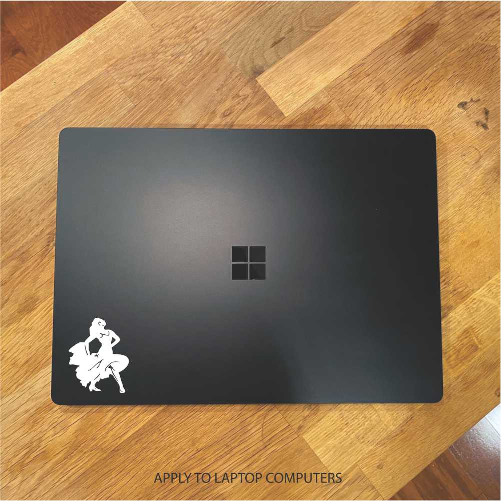 female flamenco dancer vinyl decal sticker