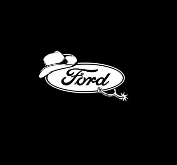 Ford Cowboy Truck Decal Sticker - NiceDecal