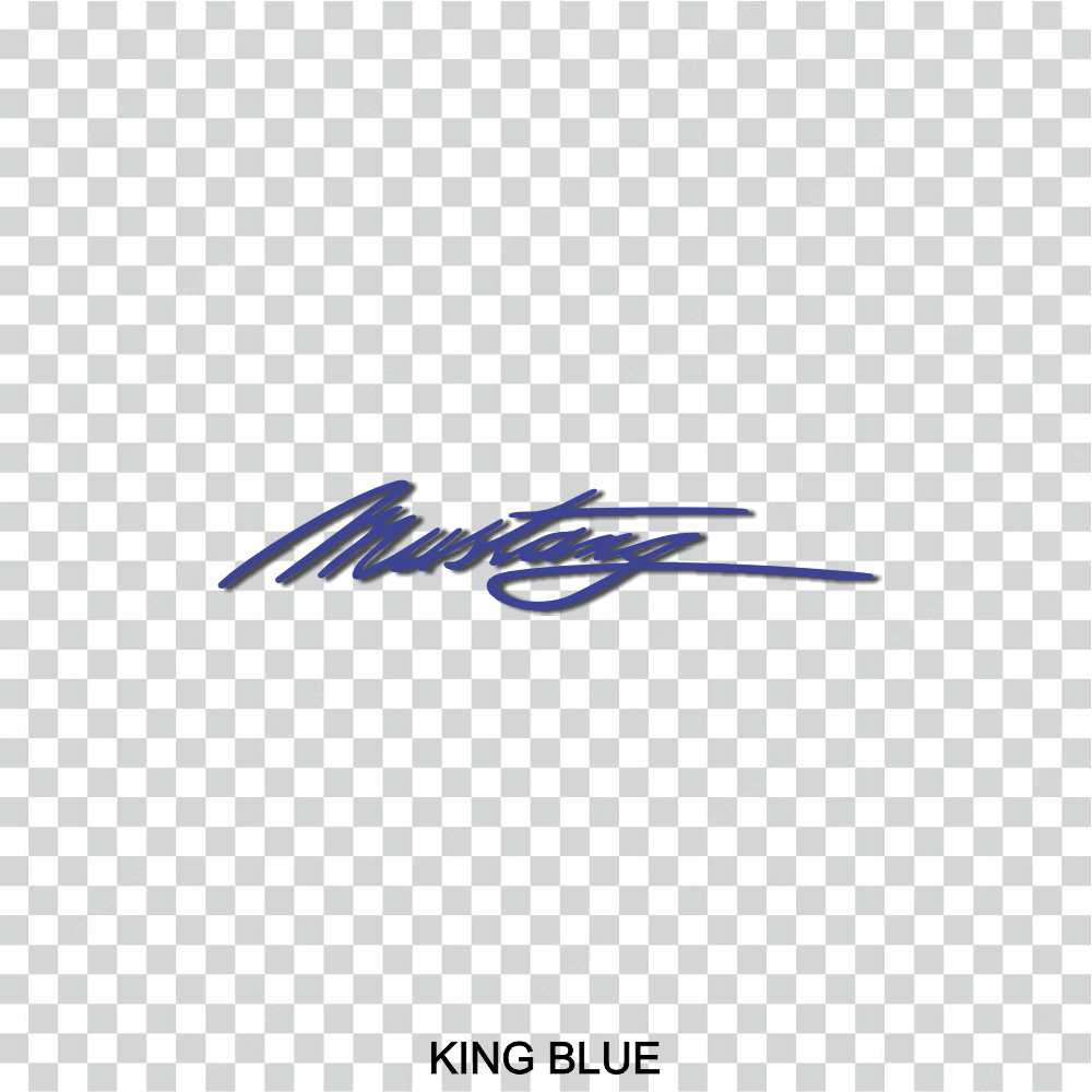ford mustang signature vinyl decal sticker