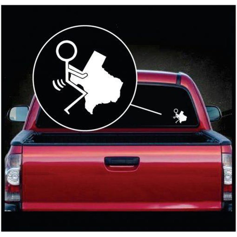 Fuck Texas Car Window Decal Sticker