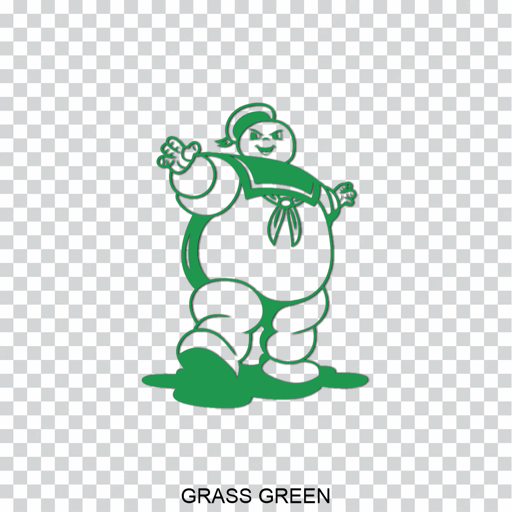 ghostbusters stay puft marshmallow man vinyl decal sticker