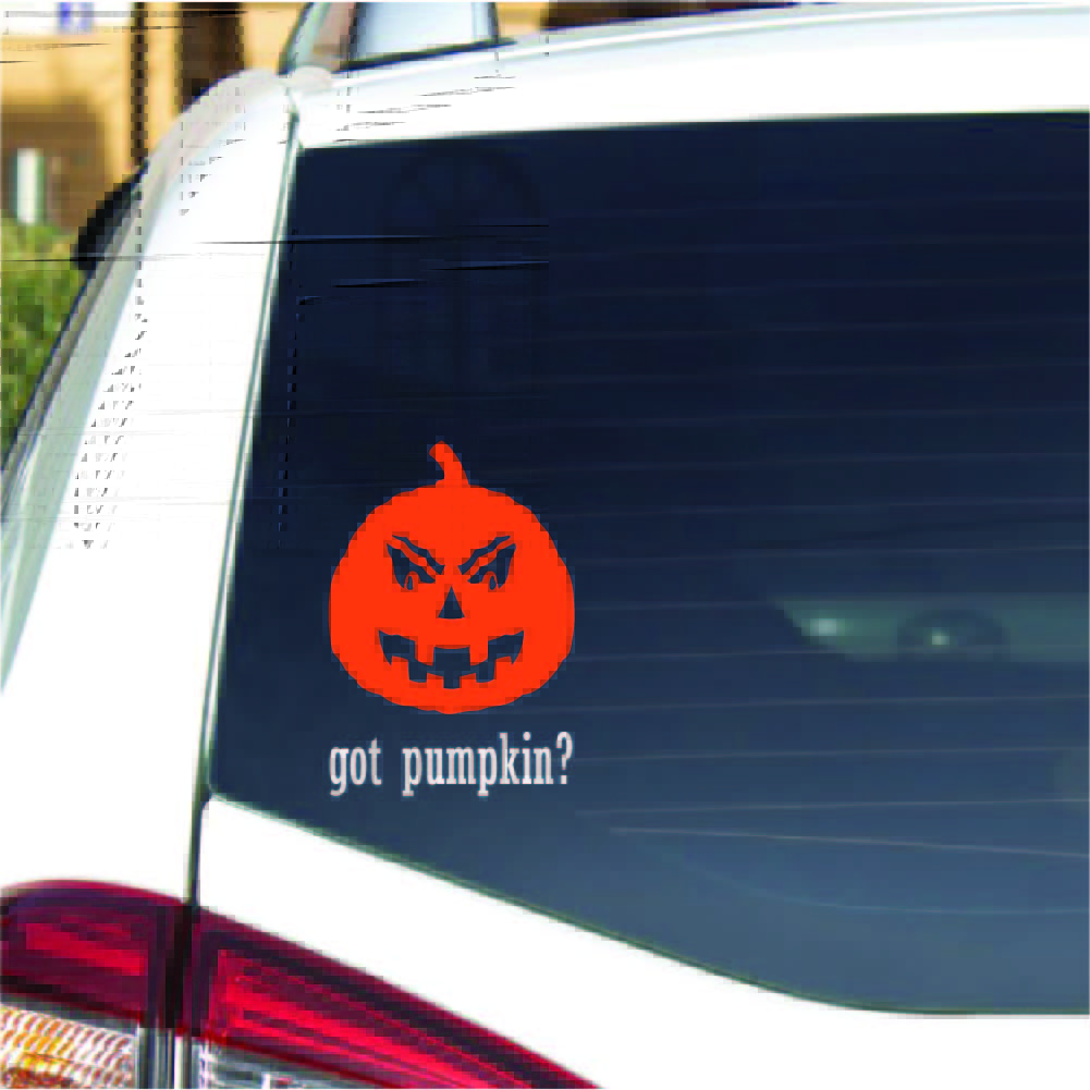 got s got pumpkin vinyl decal sticker