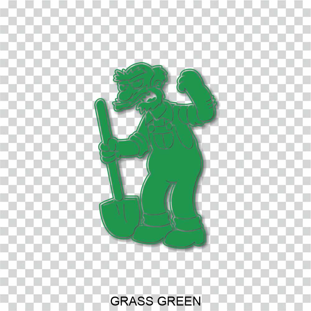 groundskeeper willie vinyl decal sticker