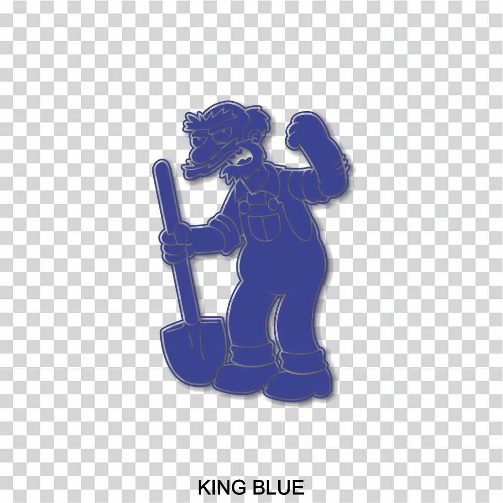 groundskeeper willie vinyl decal sticker