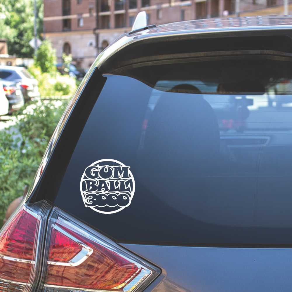 gumball 3000 vinyl decal sticker