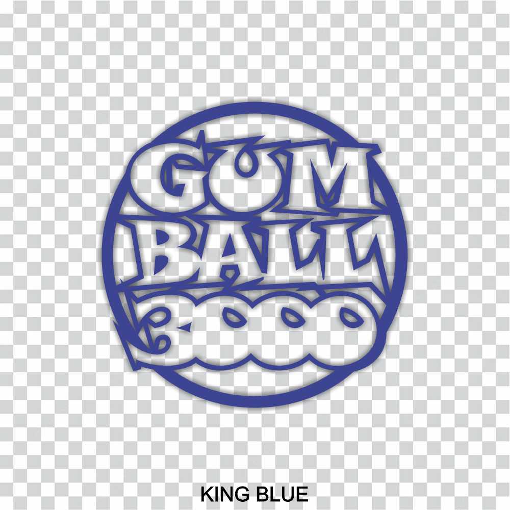 gumball 3000 vinyl decal sticker