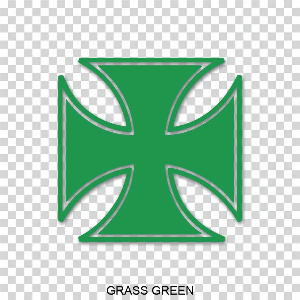 iron cross knights templar style 1 vinyl decal sticker