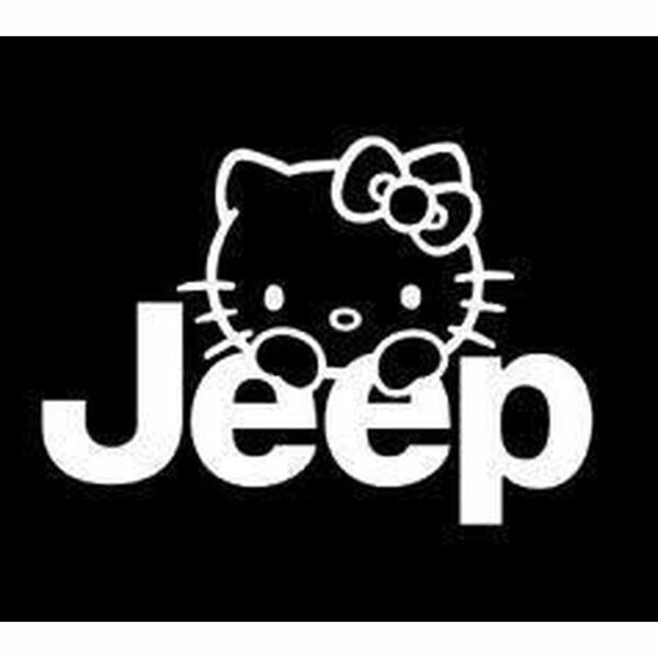 Jeep Hello Kitty Jeep Decal Stickers NiceDecal