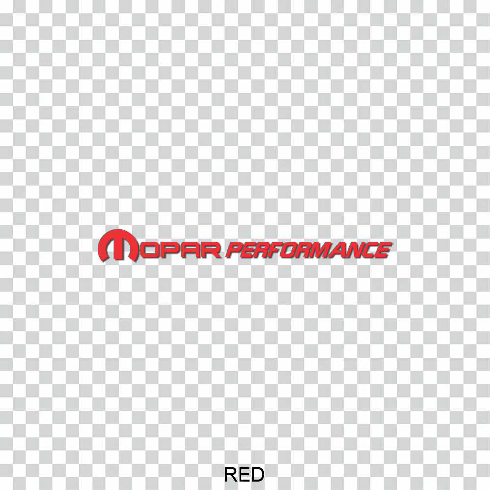 mopar performance vinyl decal sticker