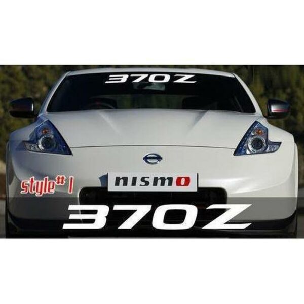 Nissan 370Z Windshield Banner Decal Sticker - NiceDecal