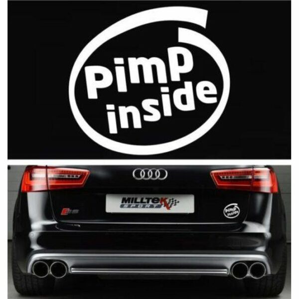 Pimp Inside Funny JDM Car Window Decal Stickers - NiceDecal
