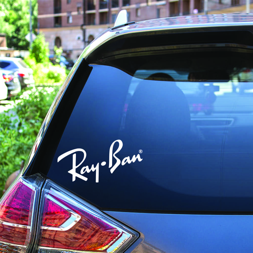ray ban logo vinyl decal sticker