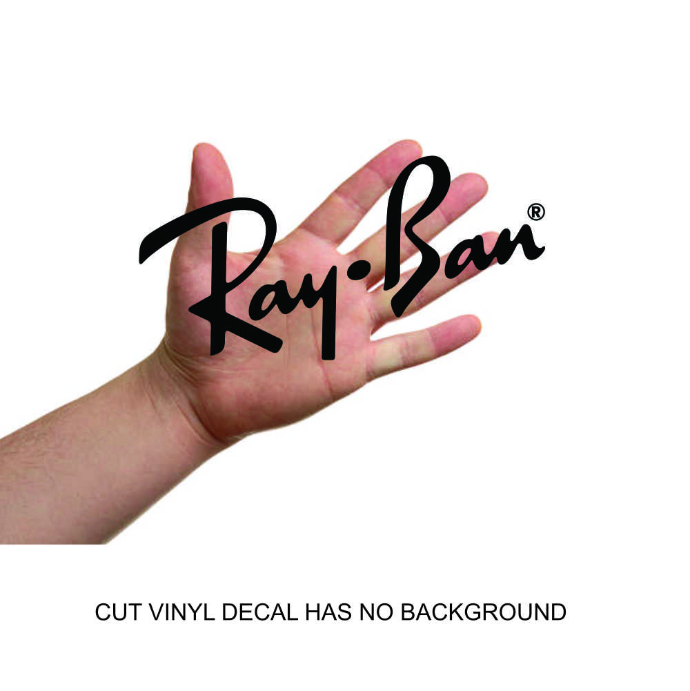 ray ban logo vinyl decal sticker