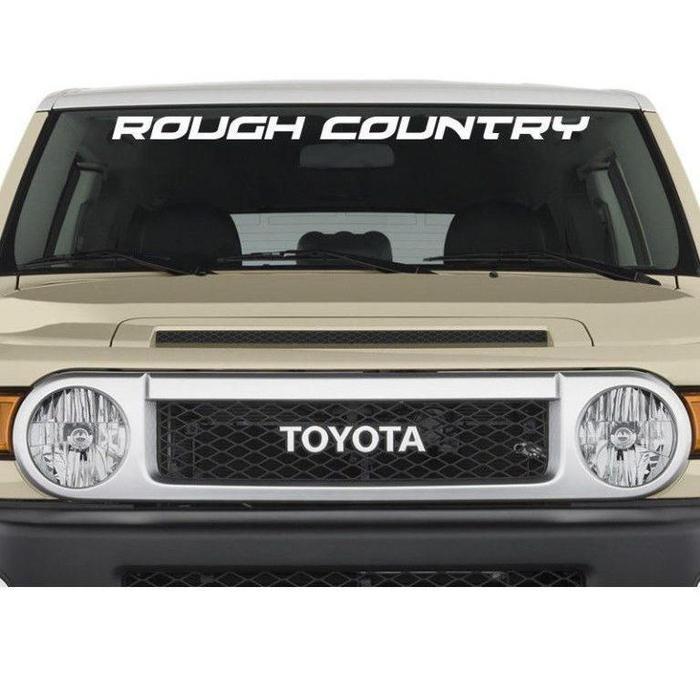 Rough Country Windshield Banner Decal Sticker