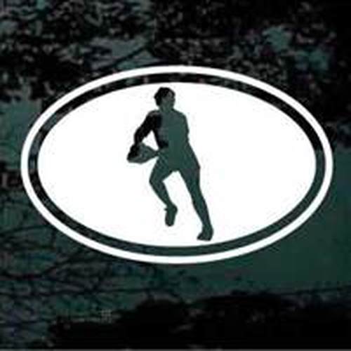 Rugby Oval Vinyl Decal Sticker