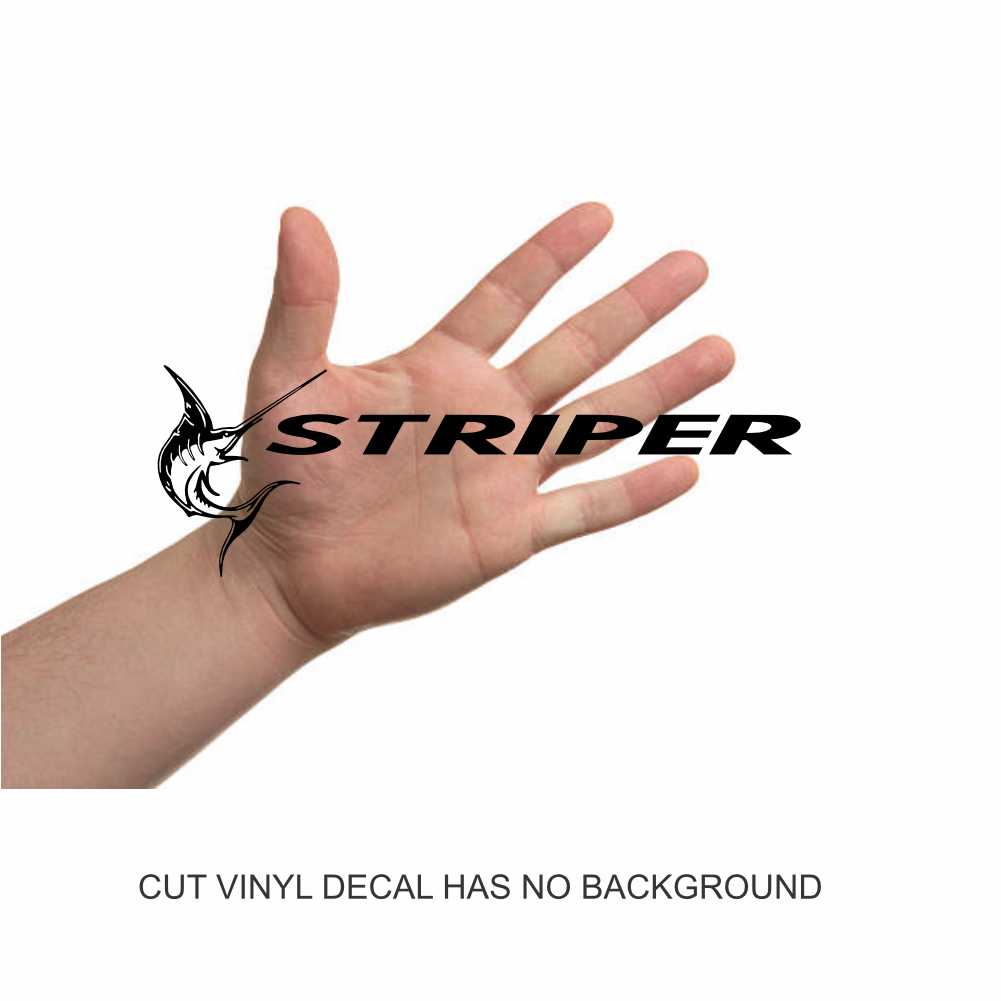 seaswirl 'striper' boat vinyl decal sticker