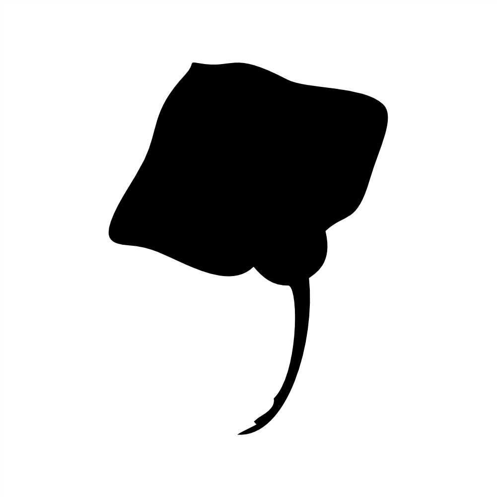 stingray manta ray vinyl decal sticker