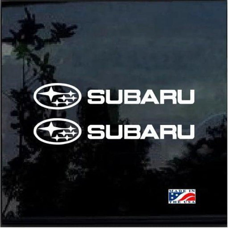 Subaru WRX STI Impreza Forester set of 2 JDM Car Window Decal Stickers